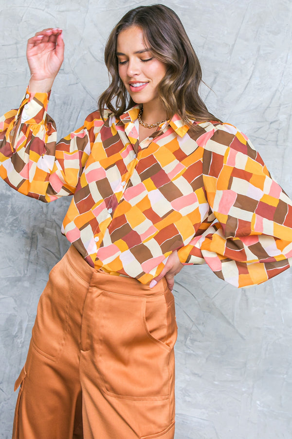 enjoy-each-day-woven-top Flying Tomato-Sophia's StyleTOPS-1